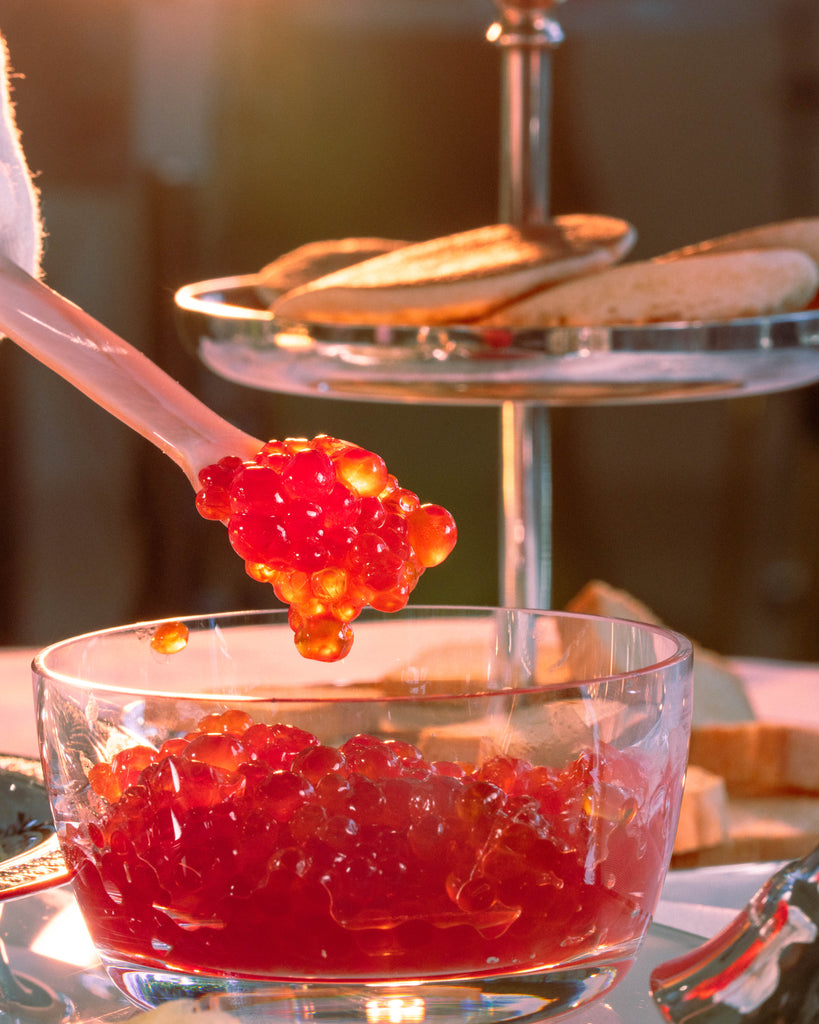 Salmon roe. Benefits.