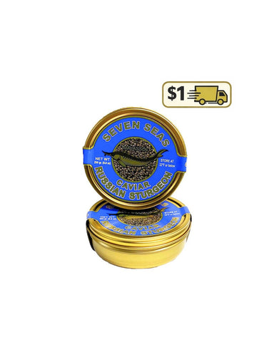 Russian Sturgeon Caviar 250 grams (8.8 oz)  $1 SHIPPING