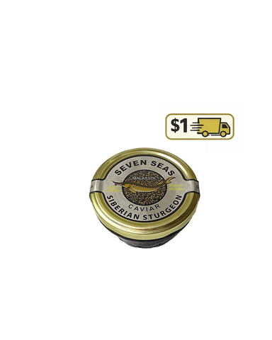 Siberian Sturgeon Caviar 113gr. (4oz) $1 SHIPPING