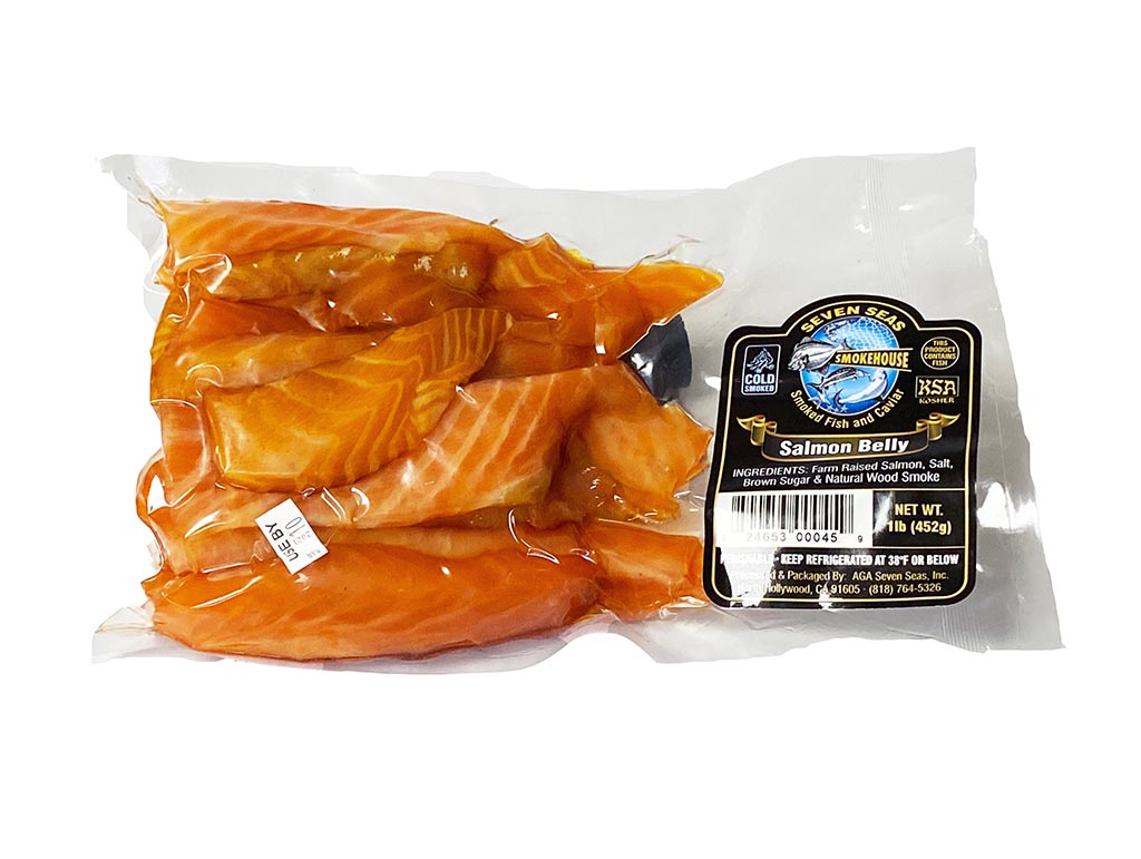 Cold Smoked Salmon Belly 16 oz - Main Image