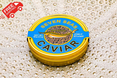 Russian Sturgeon Caviar 500 grams (1.1 lbs)      FREE SHIPPING
